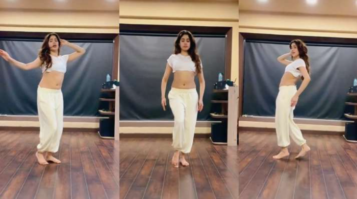 Janhvi Kapoor does a hot belly dance