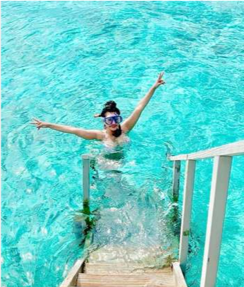 Anupama’s Kavya Aka Madalsa Sharma Shares some beautiful Pictures in White Sarong As She Vacays in Maldives