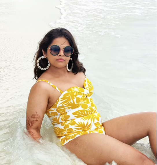 Vidyulekha Raman reacts strongly to her swimsuit photos trolls